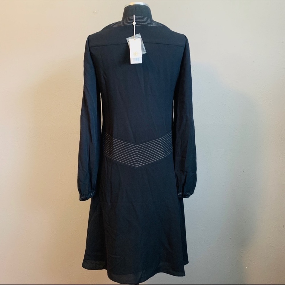 Tory Burch Verenne Embroidered Silk Tunic Dress Size 2 - Picture 3 of 7